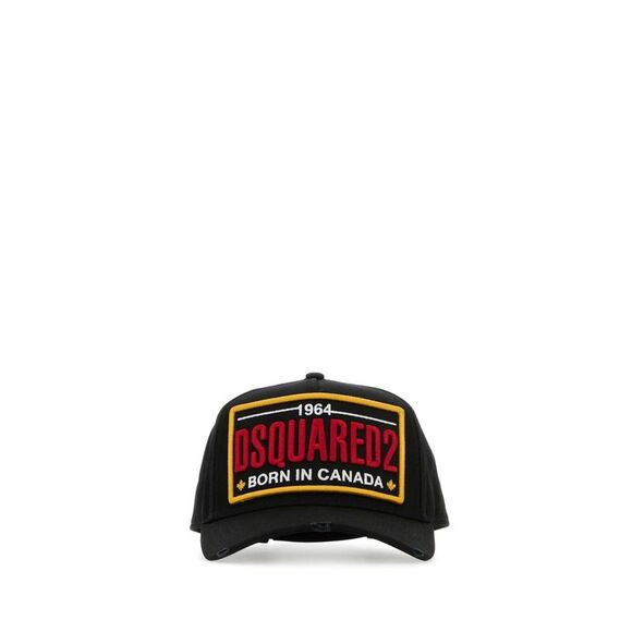 DSQUARED Other - Dsquared Men Black Cotton Baseball Cap